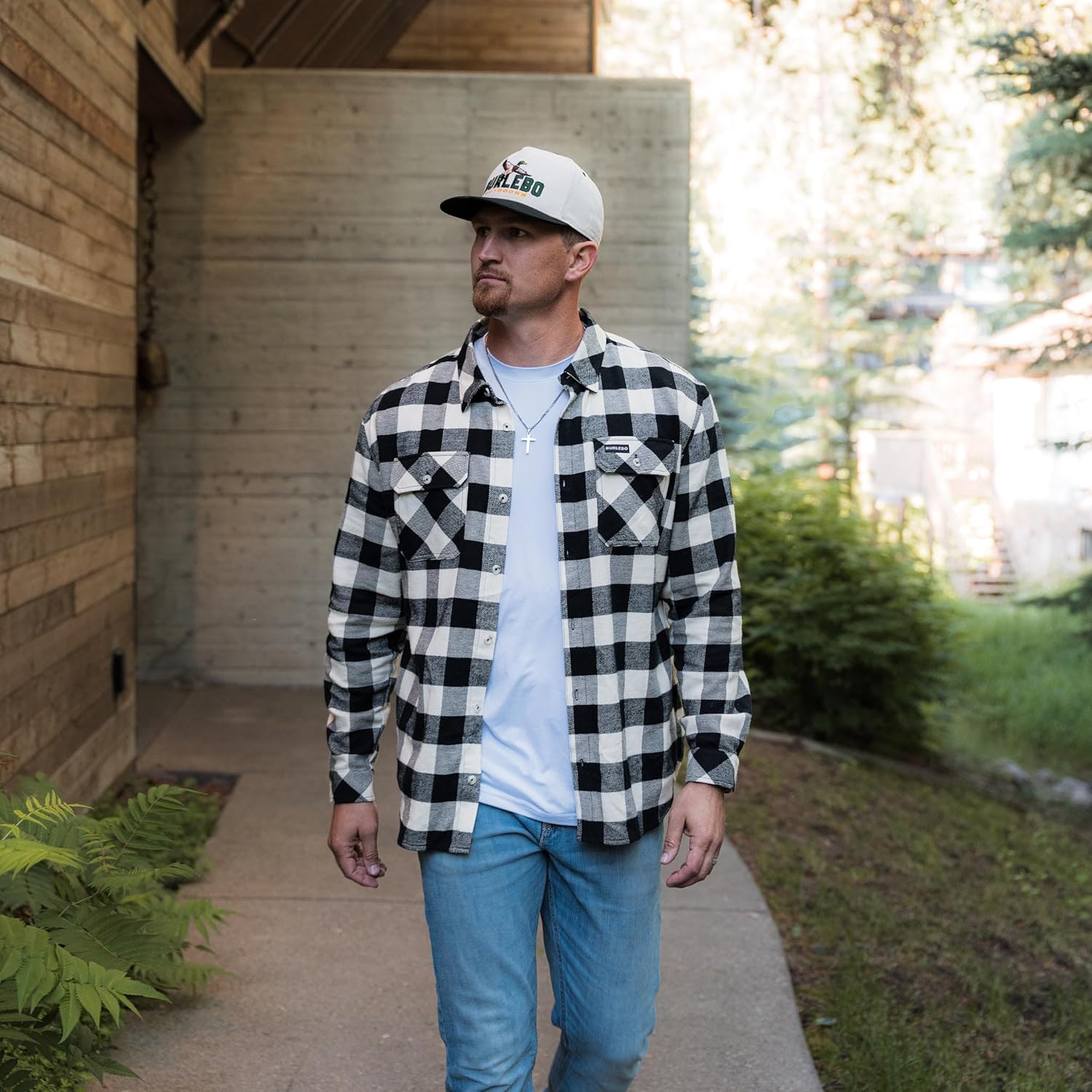 Burlebo Flannel Shirt - Black Buffalo