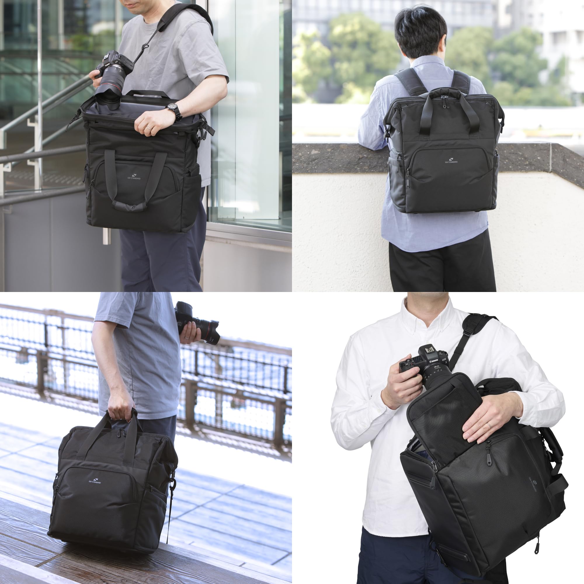Amazon.co.jp: ハクバ カメラバッグ GW-STANDARD ダレス 3WAYバッグ22