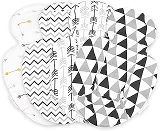 Infant Insert Compatible with 4Moms Mamaroo & Rockaroo – Car Seat Insert 2 Pack – Reversible Infant Car Seat Insert – Rockaroo & Mamaroo Newborn Insert – Soft Plush Minky Car Seat Head Support Insert