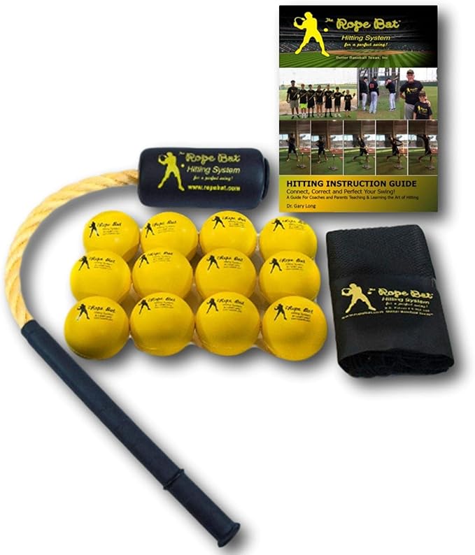 Rope Bat Ultimate Rope Bat Hitting System Combo w/ 12