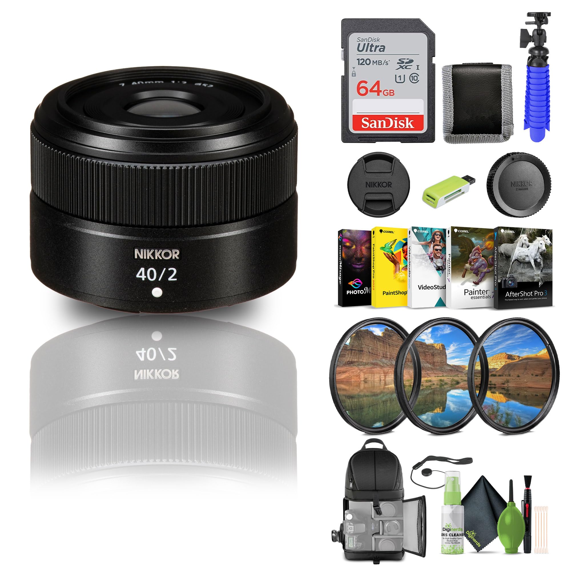 Amazon.com: Nikon NIKKOR Z 40mm f/2 Standard Prime Lens for Nikon