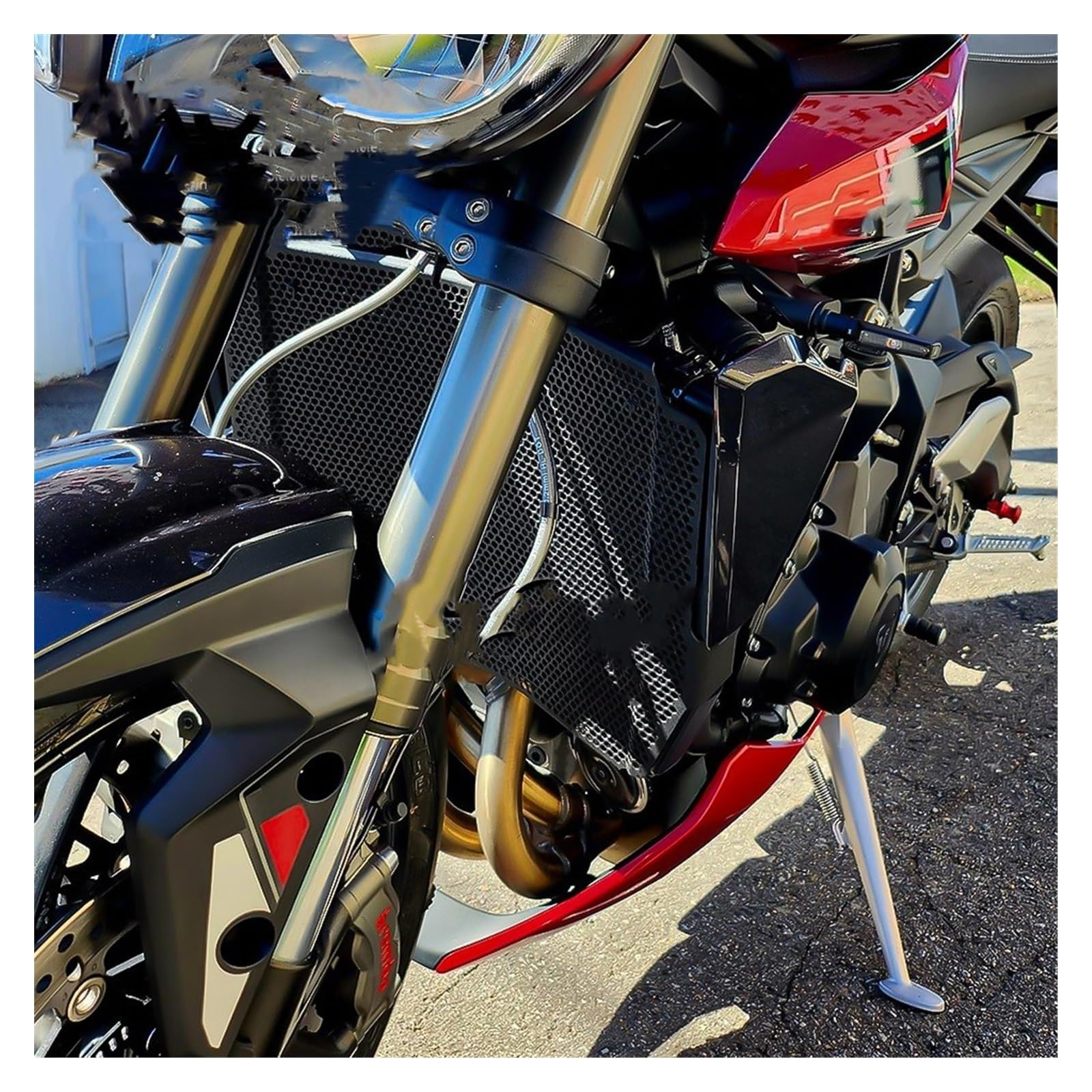 Griglia Protezione Radiatore Per Moto Bonneville T100/T120 | Alluminio Anti-Detriti - Foto 13