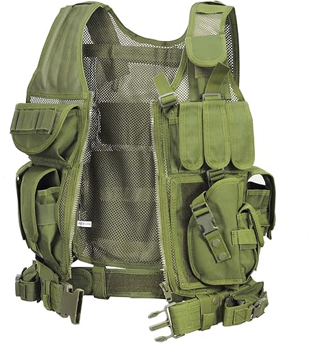 Miniatura 3 de GZ XINXING - Chaleco táctico de paintball, talla S - 4XL