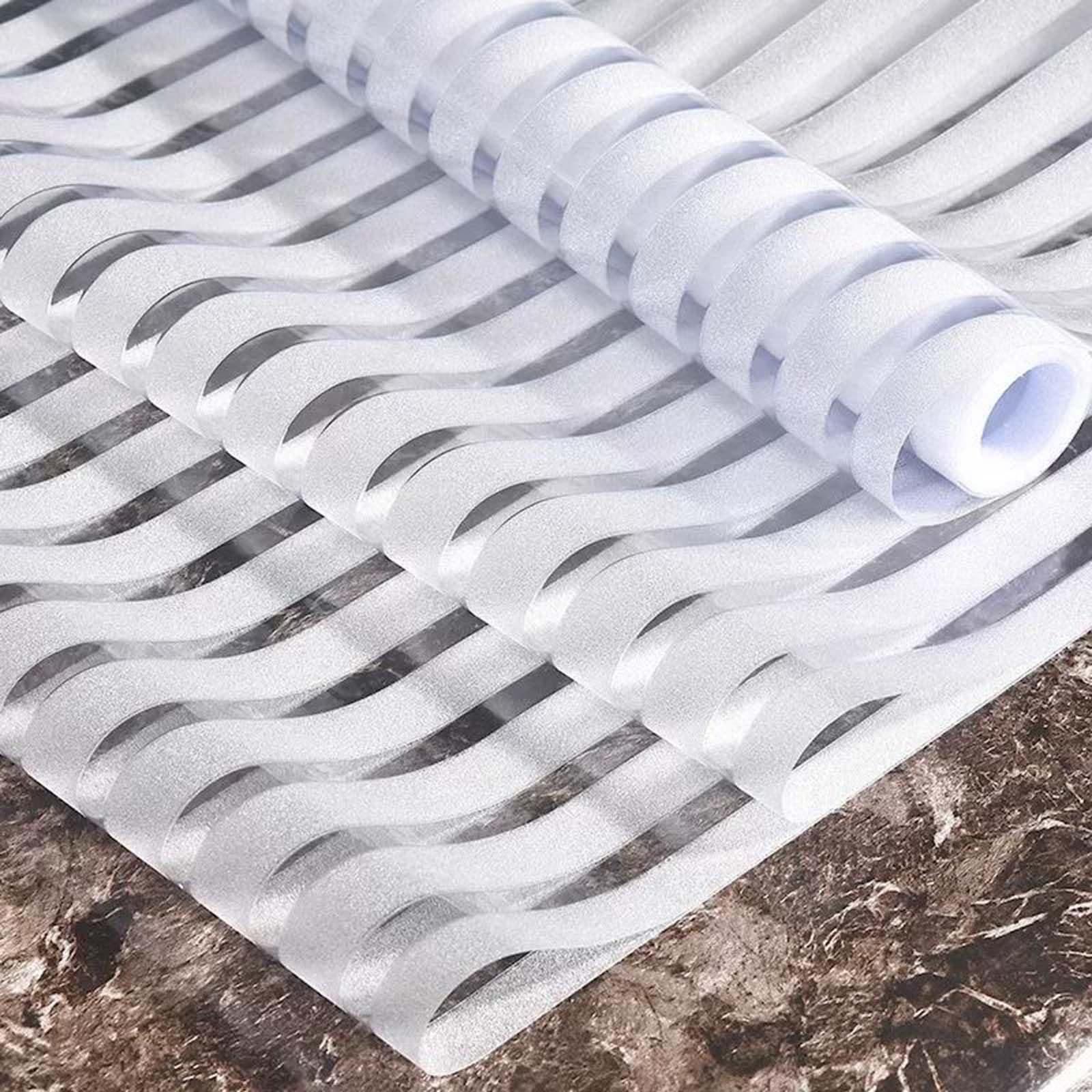 Window Privacy Film 55 x 145 cm Blocks UV Static Cling No Glue Removable Heat Cotrol, Privacy Protection, Clings Blackout Window for Office Living Room Kitchen, Shutters