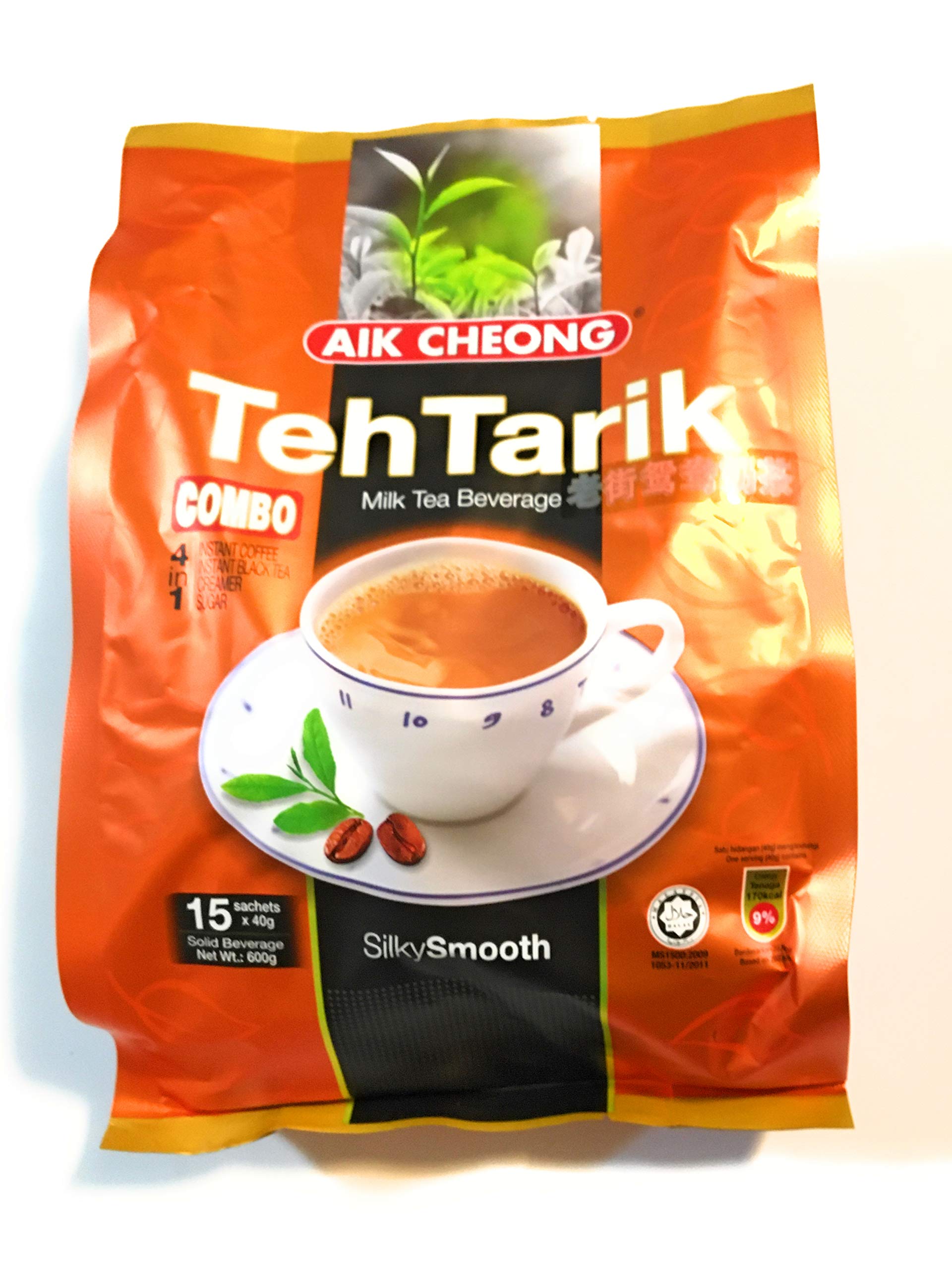 Aik Cheong Teh Tarik Milk Tea Beverage (15 Sachetsx40g)
