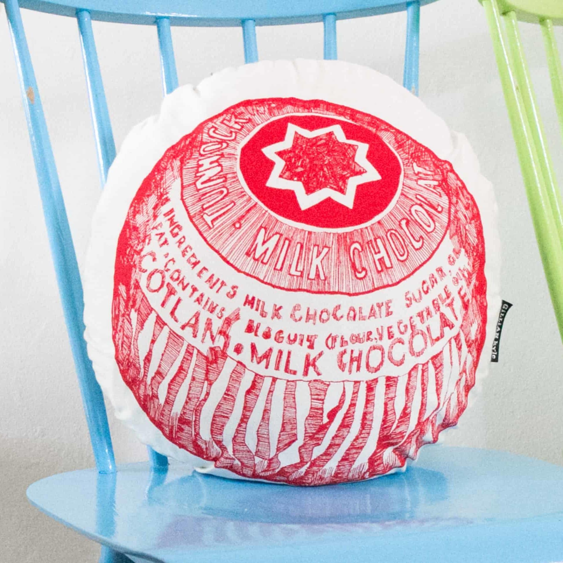 Gillian KyleTunnock’s Tea Cake Round Cushion