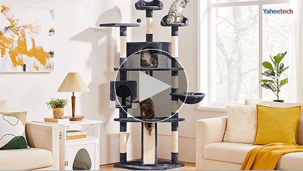 ★ kittychan★ Amazon.com : Yaheetech 79 inches Cat Tree Multi-Level Cat