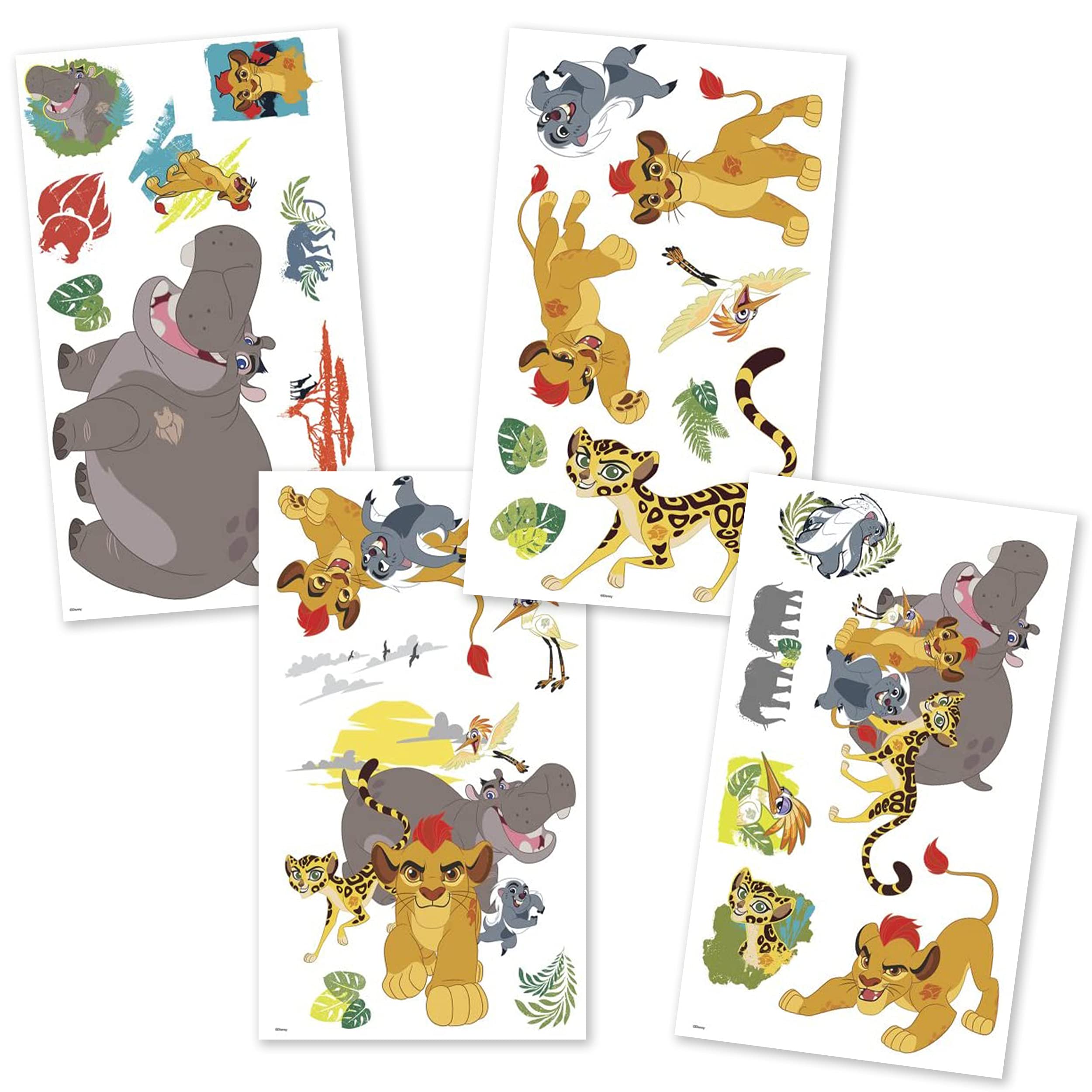 RoomMates Disney Lion Guard Wall Decals Bundle 30 Pc Lion Guard Room