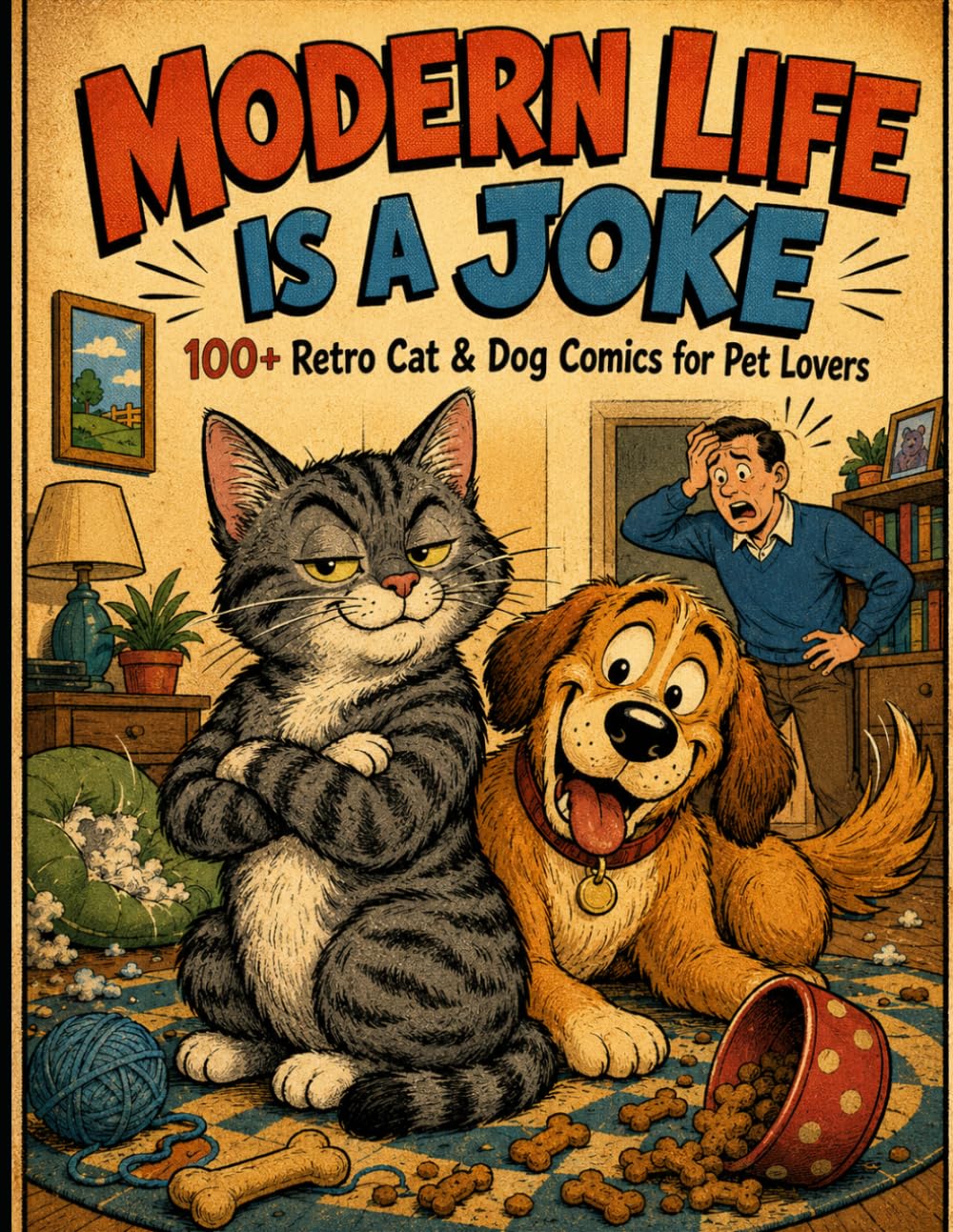 Modern Life Is a Joke: 100+ Retro Cat & Dog Comics for Pet Lovers