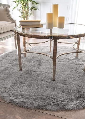 Miniatura 5 de nuLOOM Cloud - Alfombra de piel de oveja sintética suave, 2.0 x 8.0 pulgadas, color marfil, Tela