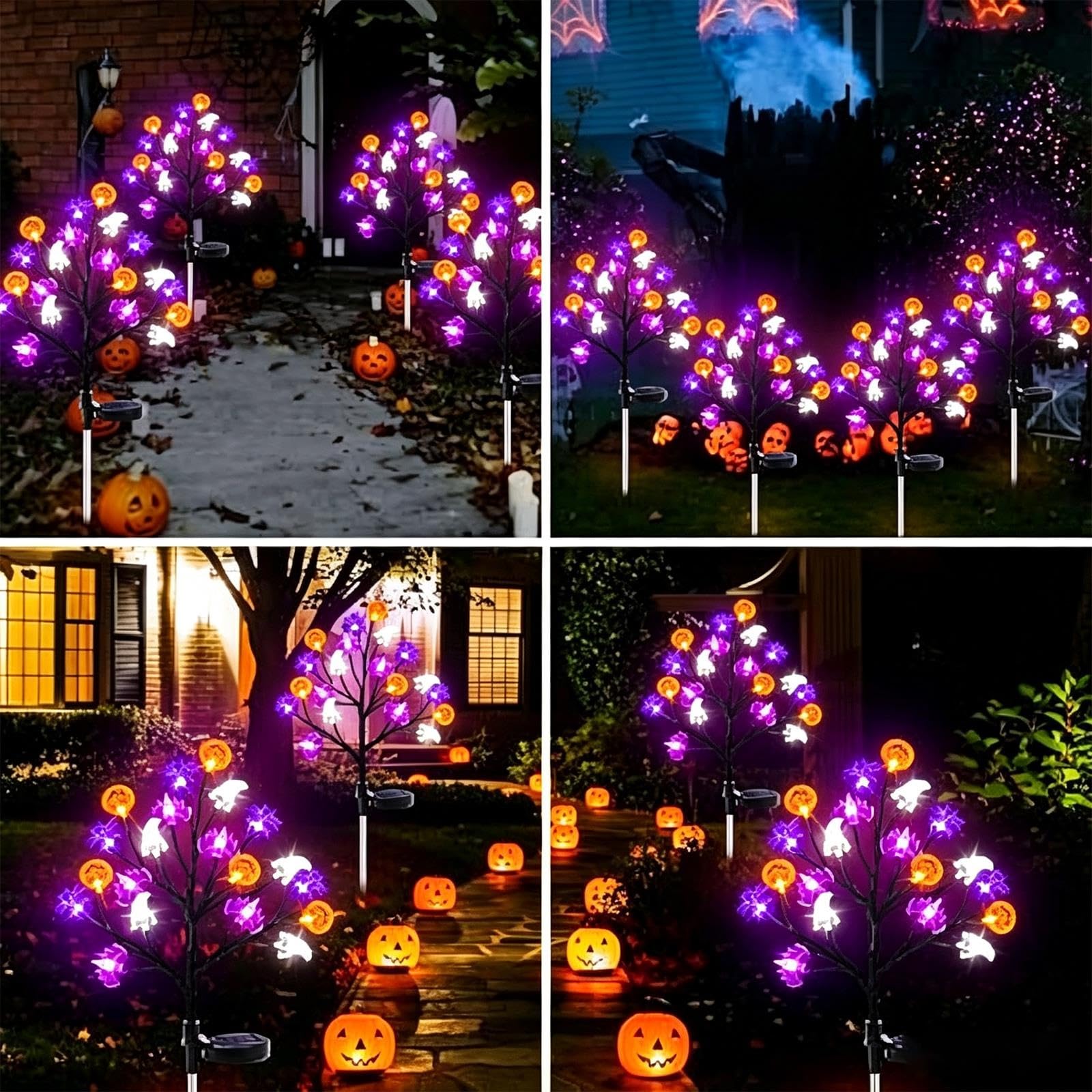 Luci Solari Halloween da Esterno, Luci a Picchetto Halloween