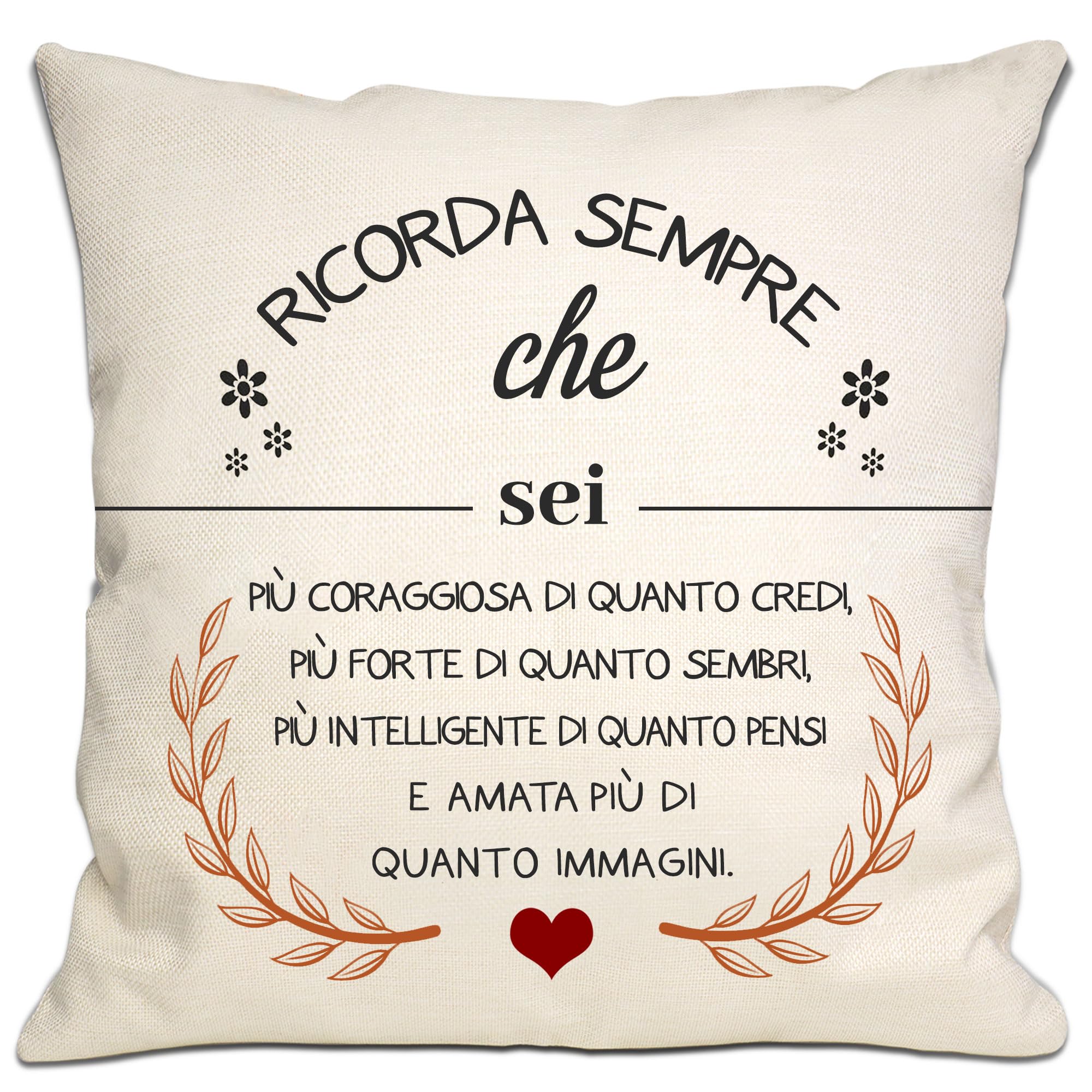 Bommex A volte dimentichi quanto tu sia Straordinaria Copricuscini per donne ragazze regalo ispiratore per mamma figlia sorella amica nonna zia nipote compleanno regalo di Natale (Ricorda sempre-lei)