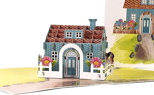 Miniatura 5 de iGifts And Cards Home Sweet Home - Tarjeta de felicitación 3D emergente, regalo de inauguración de la casa, regalo sorpresa de la casa,