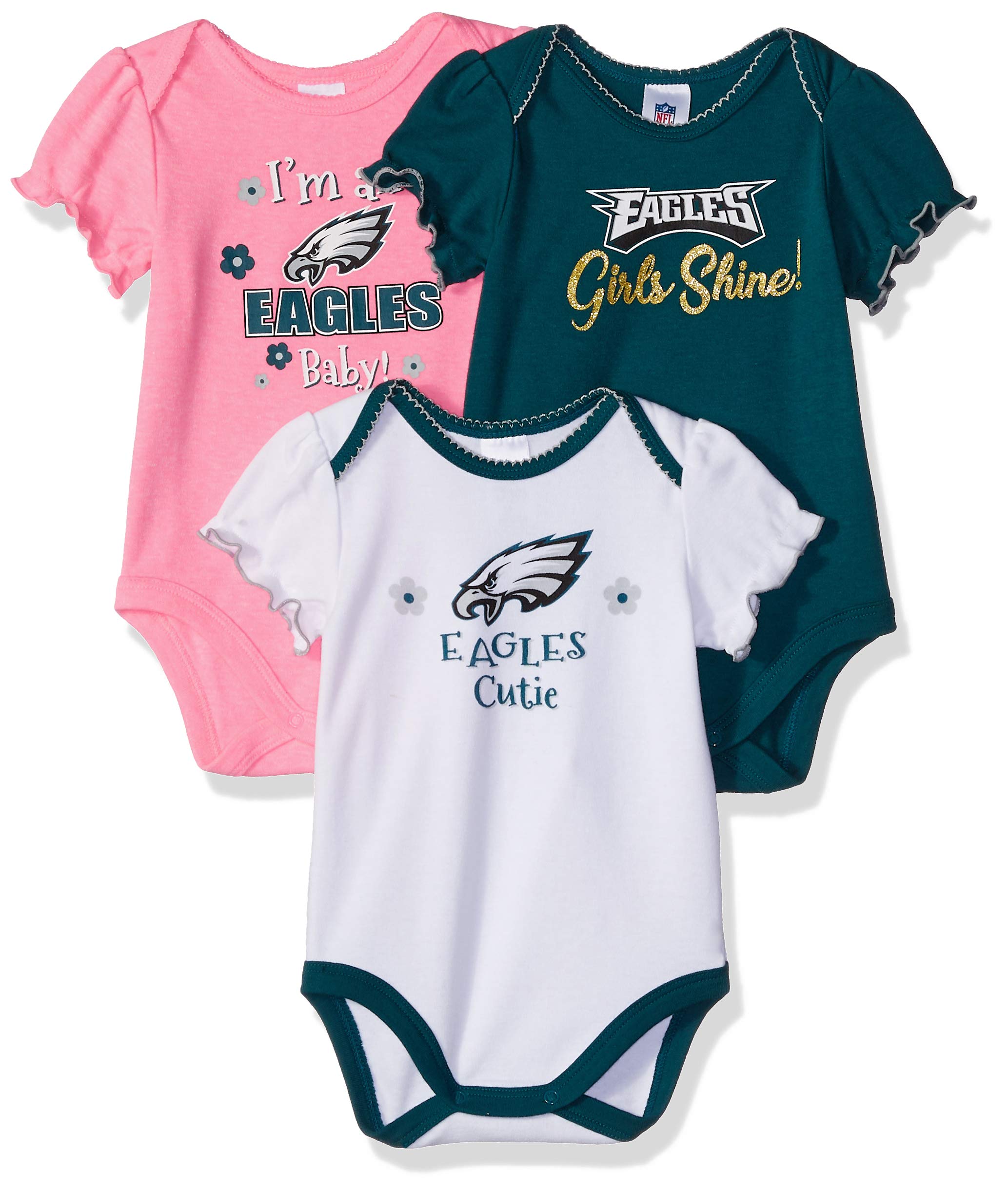 Gerberbaby-girls 3 Pack Short Sleeve Bodysuit
