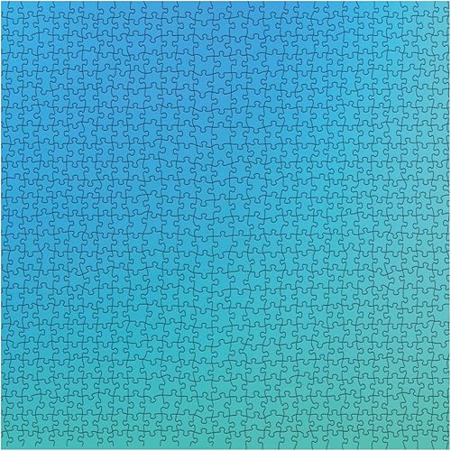 Miniatura 1 de Aqua Aurora - Rompecabezas de 1000 piezas para adultos, rompecabezas de color azul de 1000 piezas, rompecabezas degradado, rompecabezas que cambia