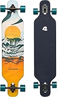 Retrospec Rift 41" Drop-Through Longboard - Canadian Maple Cruiser for Commuting, Cruising, Carving & Downhill