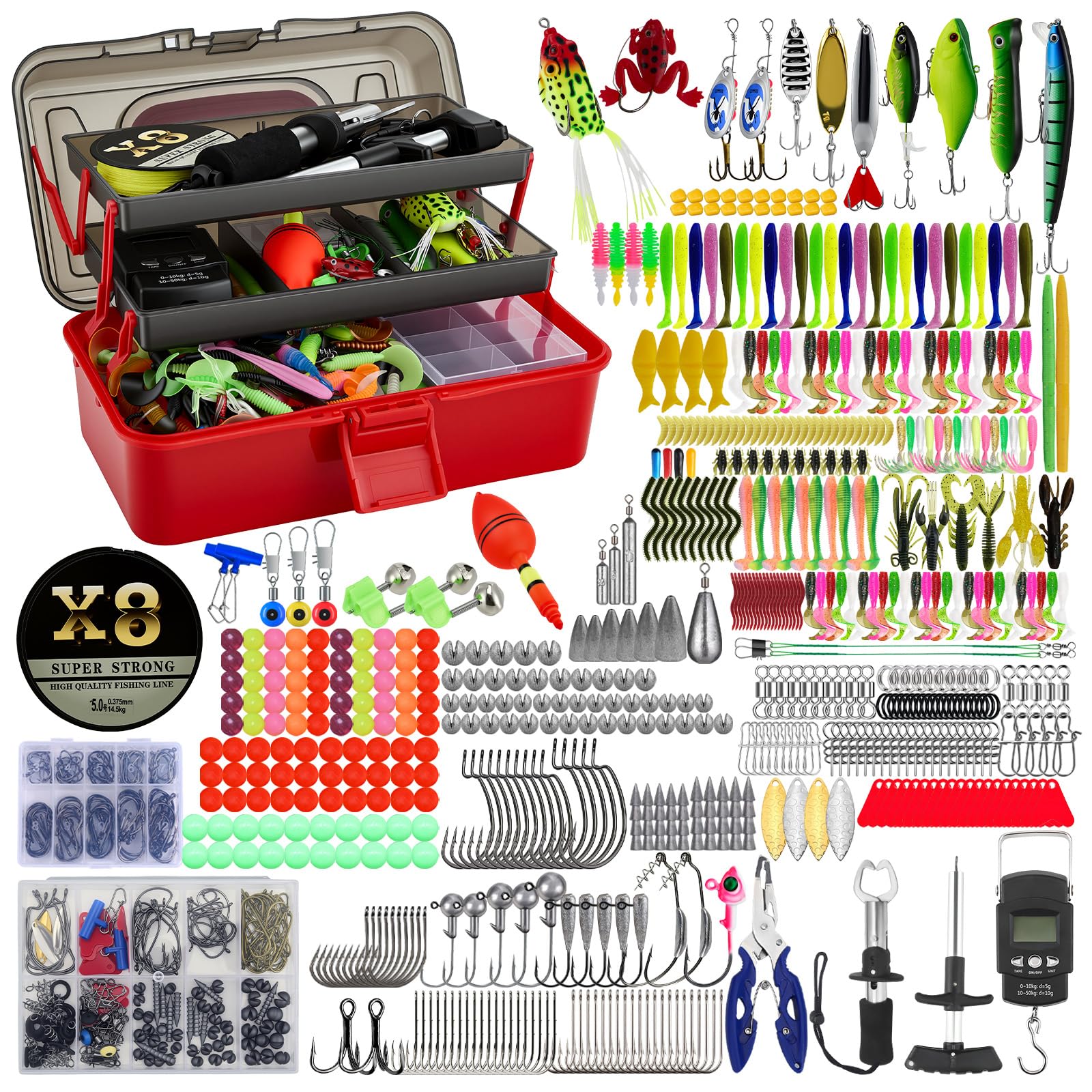 Lot de 680 accessoires de pêche