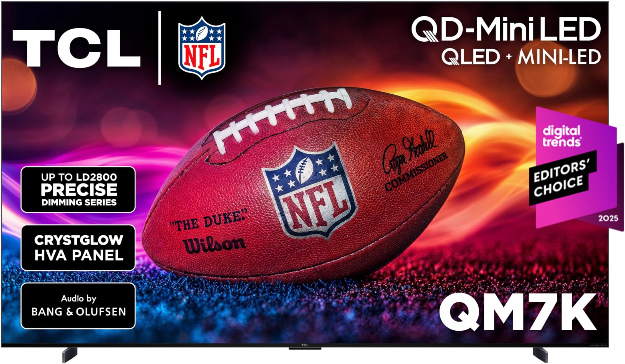 - 98 Inch Class QM7K Series | Mini LED QLED 4K HDR | 98QM7K, 2025 Model | 120HZ-144HZ Anti Reflective Screen Smart Google TV Dolby Atmos Onkyo Audio | Voice Remote Alexa Gaming Streaming Television