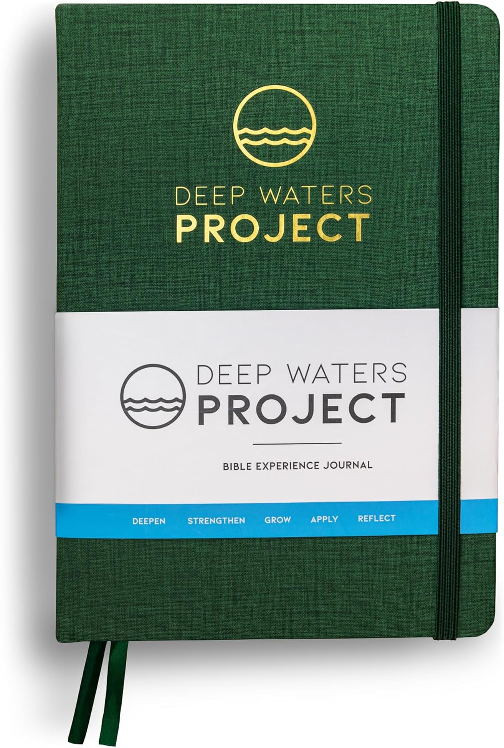 Deep Waters Project Bible Study Journal, Structured Process Journal for Men & Women with 100+ Process Pages, a Scripture Memorization Guide & Space for Notes