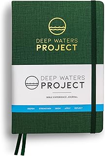 Deep Waters Project Bible Study Journal, Structured Process Journal for Men & Women with 100+ Process Pages, a Scripture Memorization Guide & Space for Notes