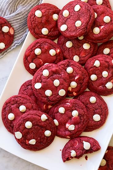 Bake N Bite Fresh & Homemade Pure Butter Milk Red Velvet Cookies| Vegetarian|No Added Preservatives, Vegetable Fats or Chemicals (Pack of 1)
