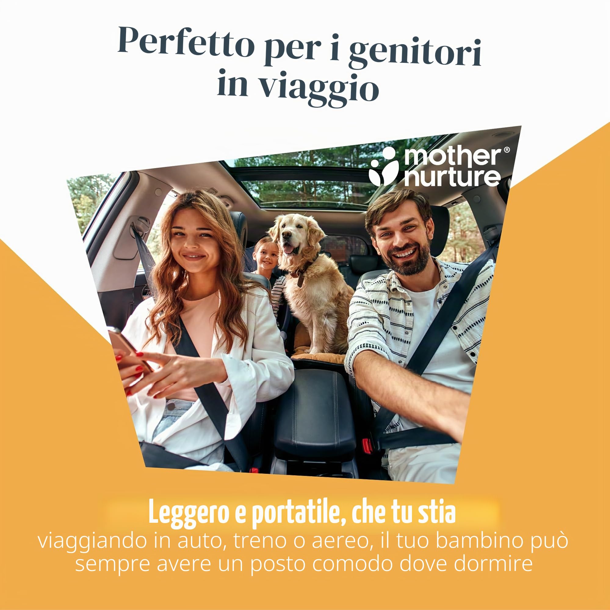 Mother Nurture, materasso per cesto porta-bambini in vimini
