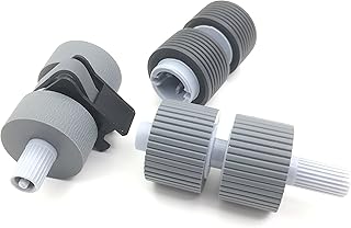OKLILI PA03338-K011 PA03576-K010 PA03338-K010 Pick Roller + Brake Roller Pickup Roller Compatible with Fujitsu fi-6750 fi-6750S fi-6770 fi-6670 fi-5750C fi-5650C fi-5750 fi-5650