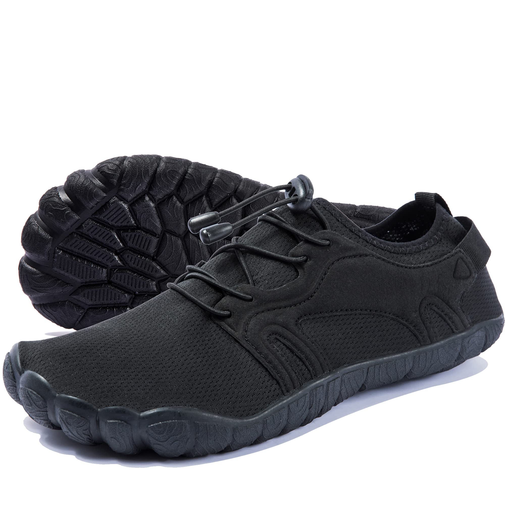 Ranberone Hombres Zapatos de Agua Escarpines Zapatos Descalzos Antideslizantes de Secado Rápido Calzado Deportivo Aqua Transpirable de Verano Talla 40-50