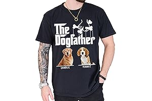 Personalized Dog Dad T-Shirts for Men