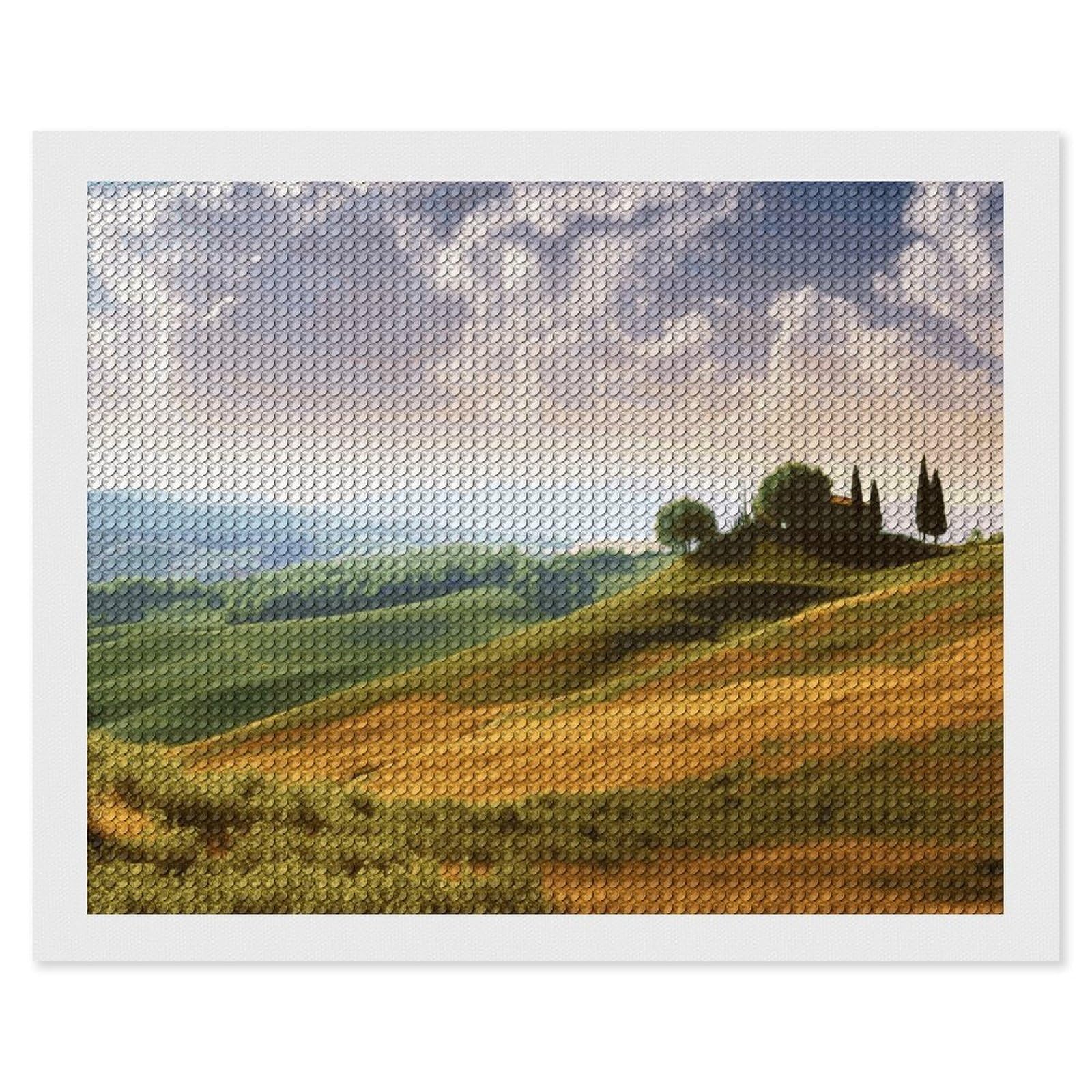 NONHAI Diamond Painting Kits for Adults - DIY Diamond Art Kits for Beginners - Full 5D Paint Drill Diamond Dots Paintings- Landscape Diamonds Pictures Gem Art and Craft Wall Decor 16"x20"