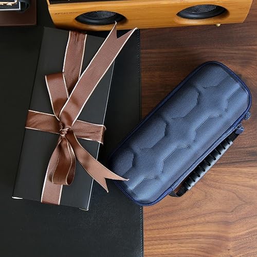 Miniatura 6 de Caja organizadora de reloj para hombres o mujeres, estuche de viaje para 3 relojes, soporte portátil de almacenamiento para relojes de pulsera y