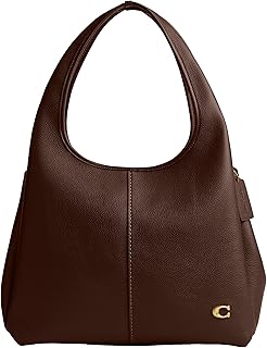 COACH womens Polished Pebble Leather Lana Shoulder Bag