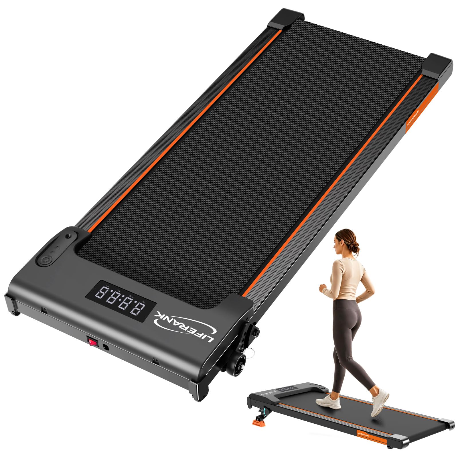 LIFErank Walking Pad Treadmill