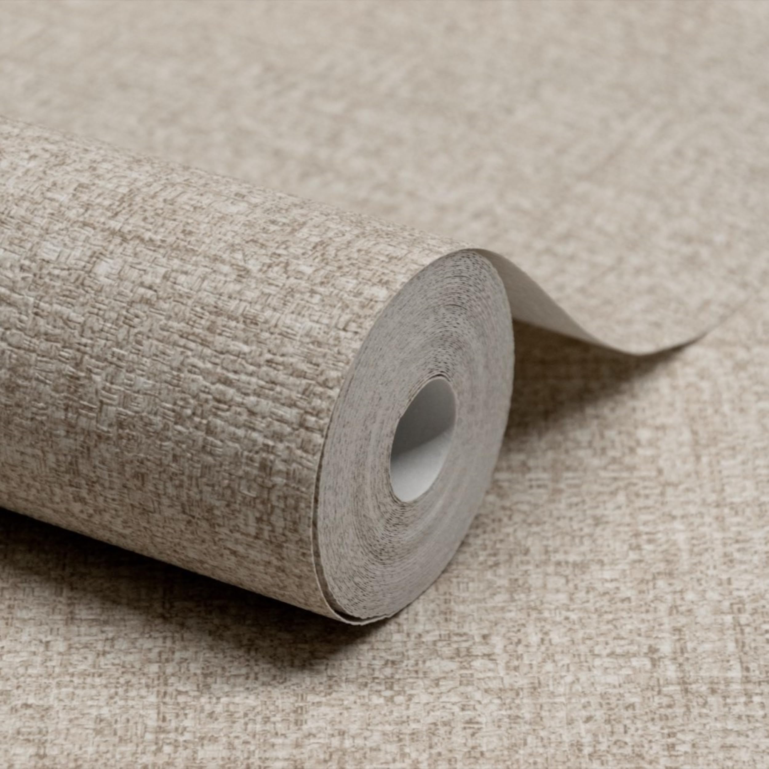 Grandeco Beige Paul Moneypenny Rotan Textile Texturedwallpaper