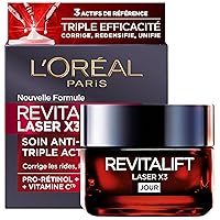 L'Oréal Paris - Cura profonda viso anti-invecchiamento - Crema da giorno anti