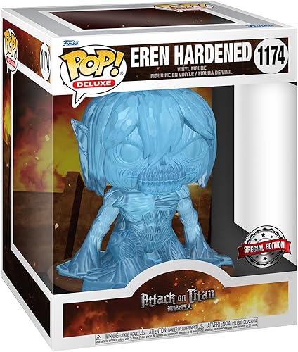 Miniatura 3 de Funko Pop! Animación Attack on Titan - Eren Hardened Edición Especial Multicolor Exclusivo #1174