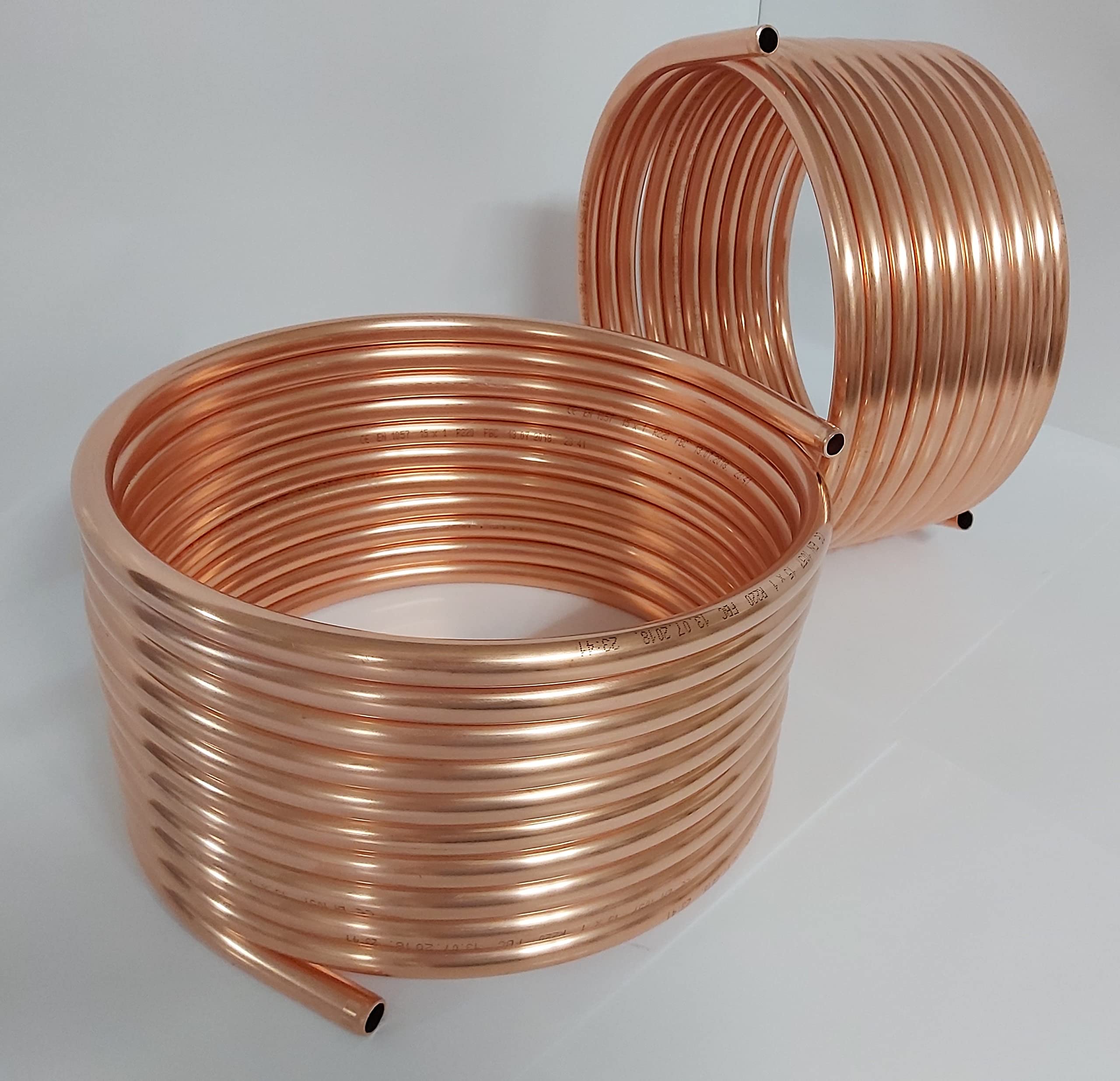 Spirale aus 10m Kupferrohr 15x1mm mit Außendurchmesser ca. 31cm (Kupferrohrspirale)