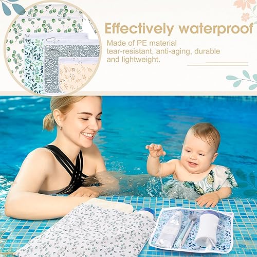 Miniatura 4 de Reginary Paquete de 8 bolsas húmedas impermeables para adultos grandes y pequeños, reutilizables, bolsa de limpieza en seco para pañales, ropa