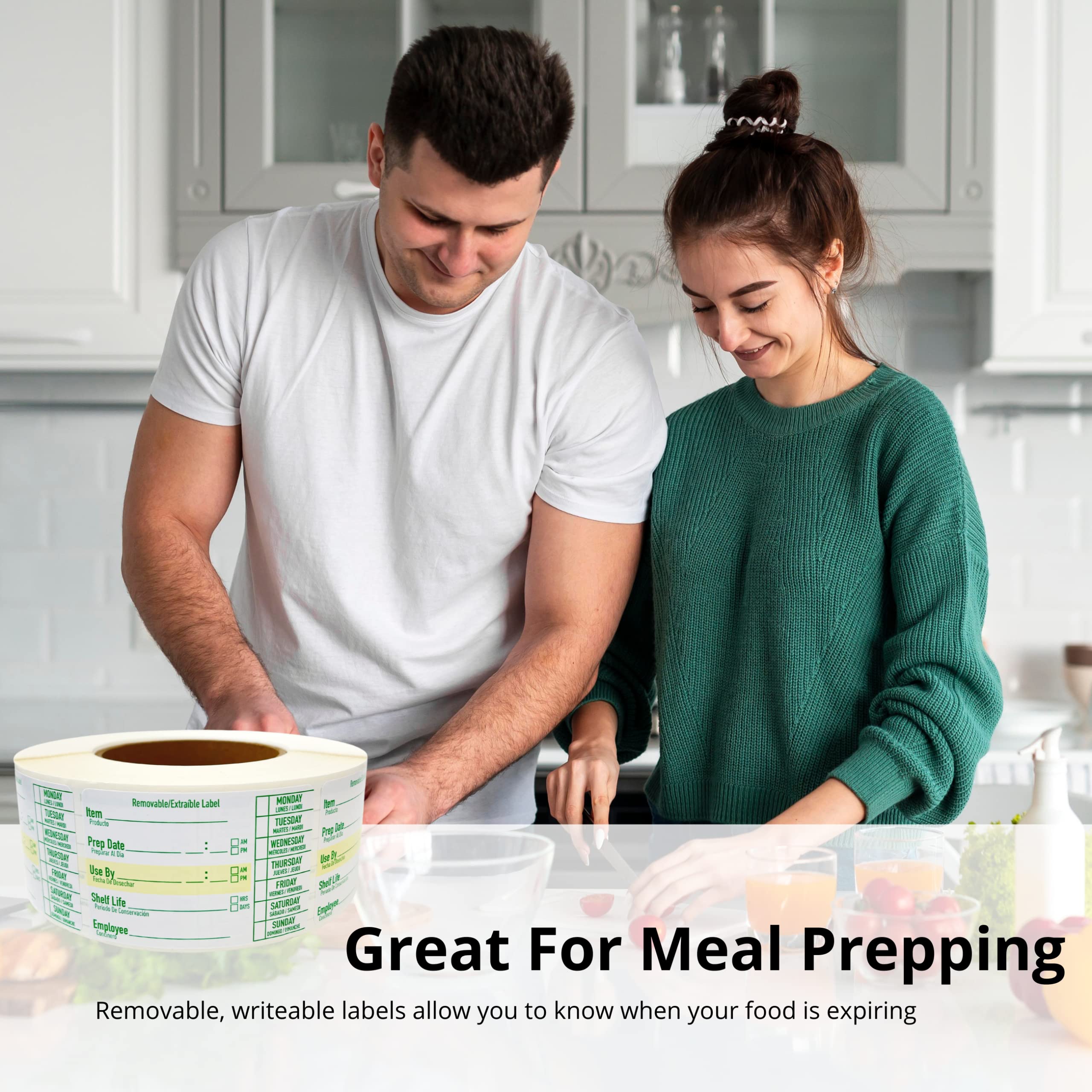 Etiquetas Tarros Comidas Etiquetas Extraíbles Para Alimentos - 2000  Calcomanías Para Organizar Despensa Y Tarros De Cocina Marcador  Contenedores Comida, image size:2560x2560