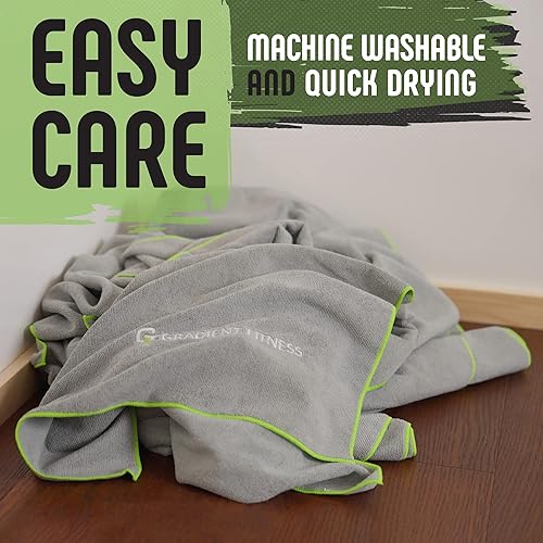 Miniatura 8 de Gradient Fitness Toalla de yoga para la esterilla de yoga, toalla de yoga caliente antideslizante, toalla de yoga Manduka, Toalla de esterilla de