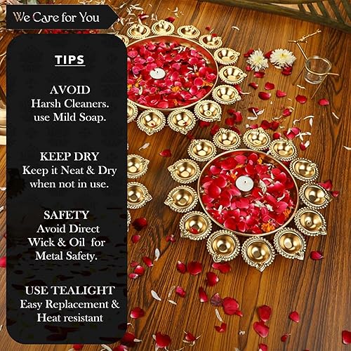 Miniatura 7 de KIH Urli - Velas flotantes con forma de flor y té para decoración del hogar, artículos de inauguración de la casa (14 pulgadas)