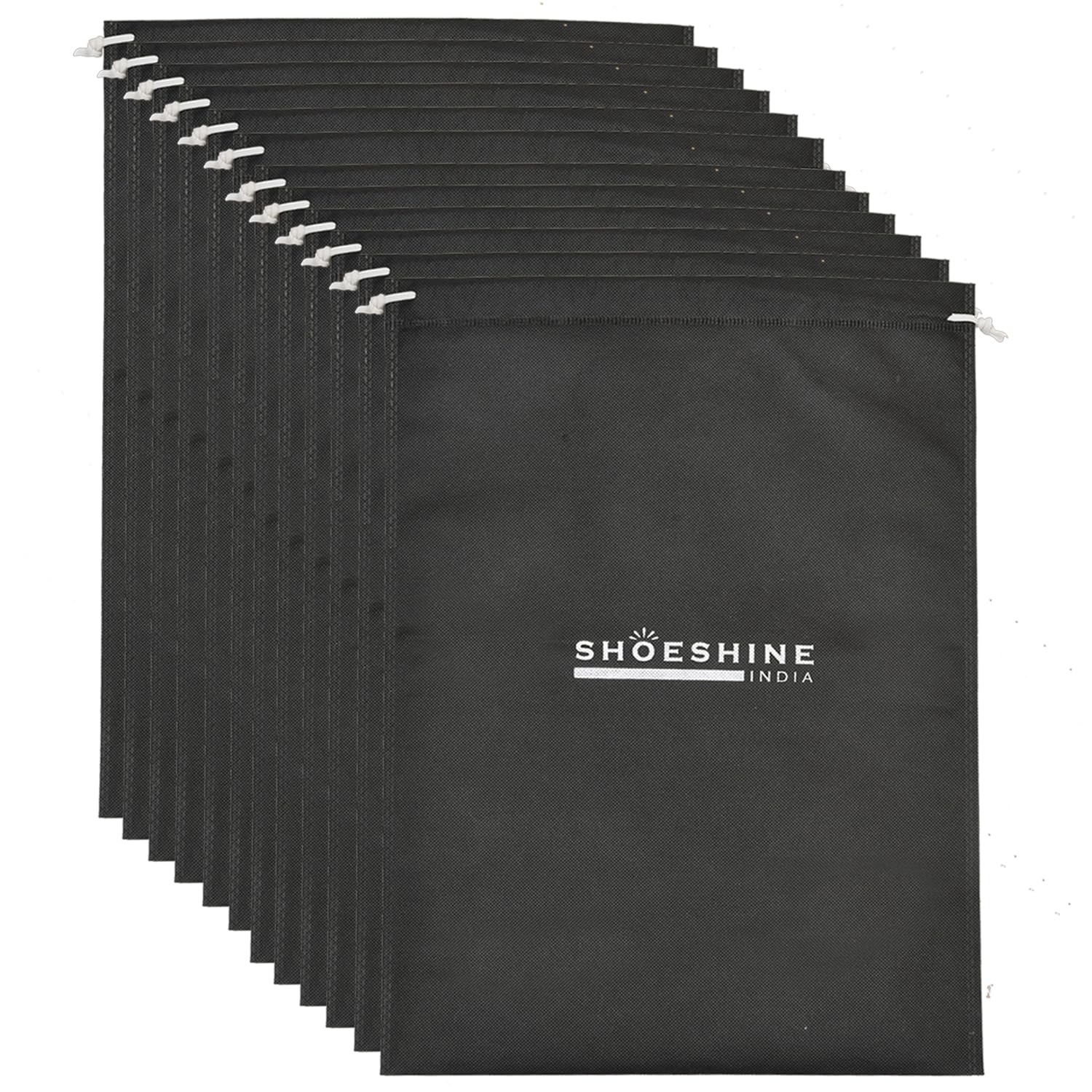 shoeshine Shoe Fabric Bags (Pack of 12 Pcs) Travel Shoe Cover Shoe Storage Bag-picture-33