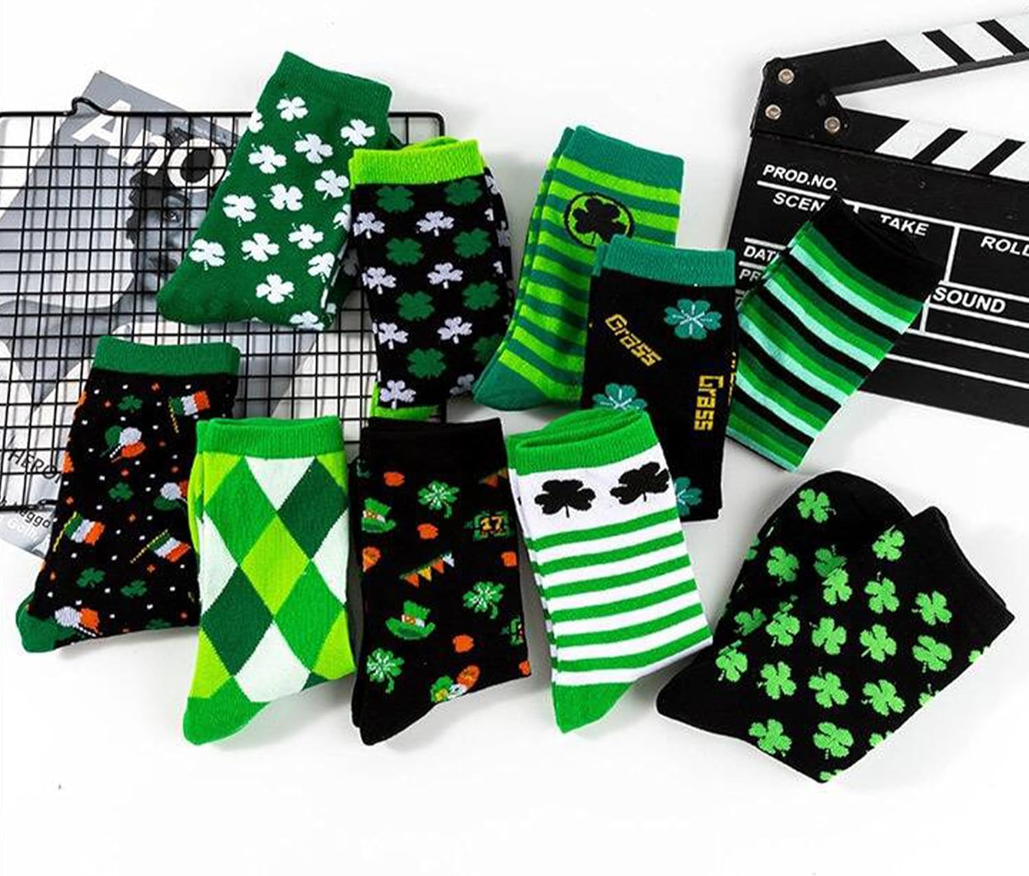 St Patricks Day Socks Women, Good Luck Sock Men's St. Patrick's Day Socks, Irish Themed Gifts for Women, One Size for Most - Image 3
