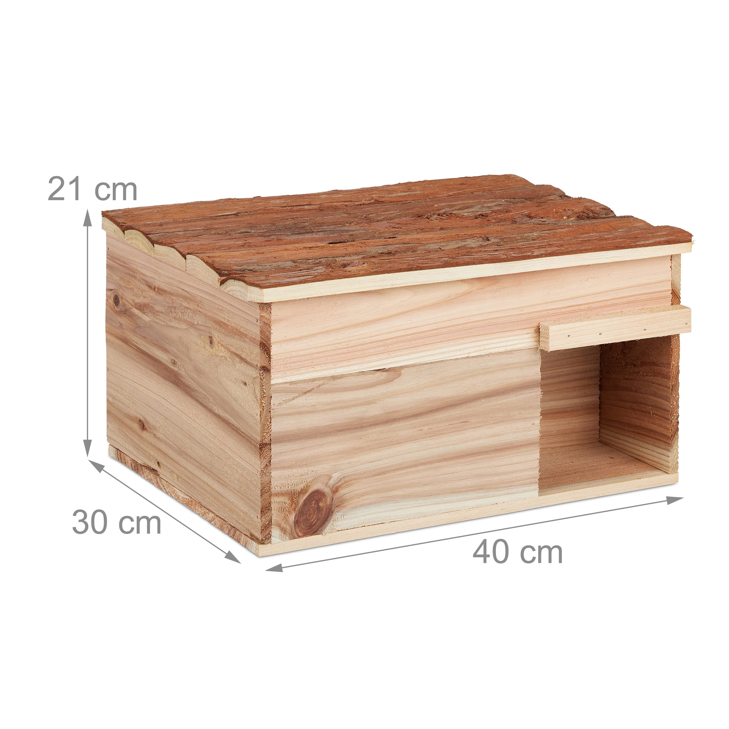 Maison Pour Hérisson - Kit De Construction - Mangeoire D'hiver - Protection Faite à La Main - Résistante à L'hiver - Isolée Avec Fond