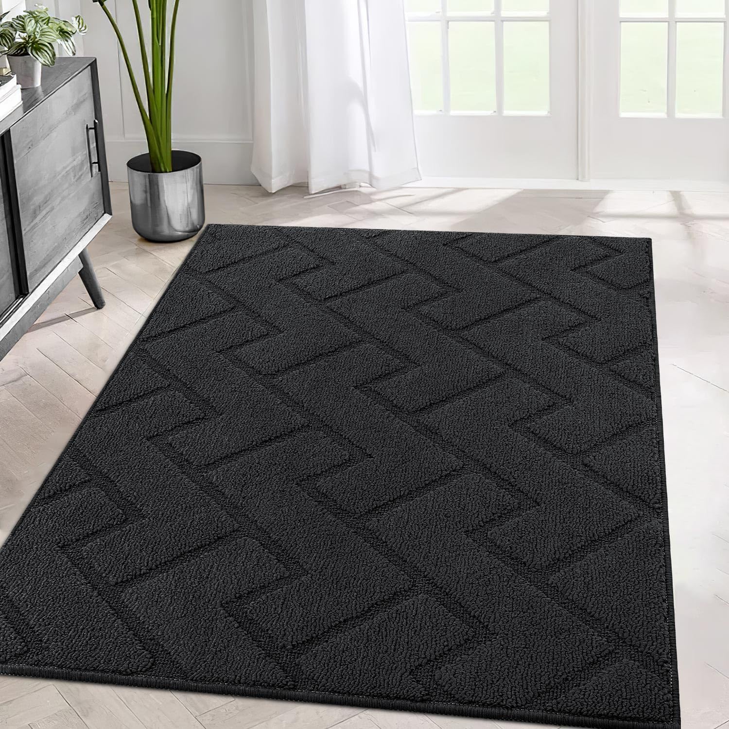 Bicspro Alfombras de Pasillo 80x120cm Alfombras Cocina Antideslizante Felpudo Lavable Alfombra,Interior Cocina Pasillo Dormitorio Oficina
