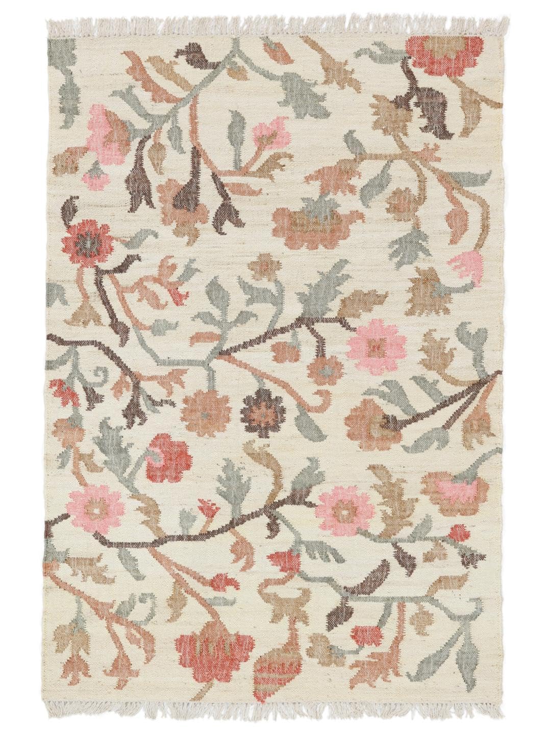 RugVista Bitte Jute Tapis, 120 x 180 cm, Multicolore