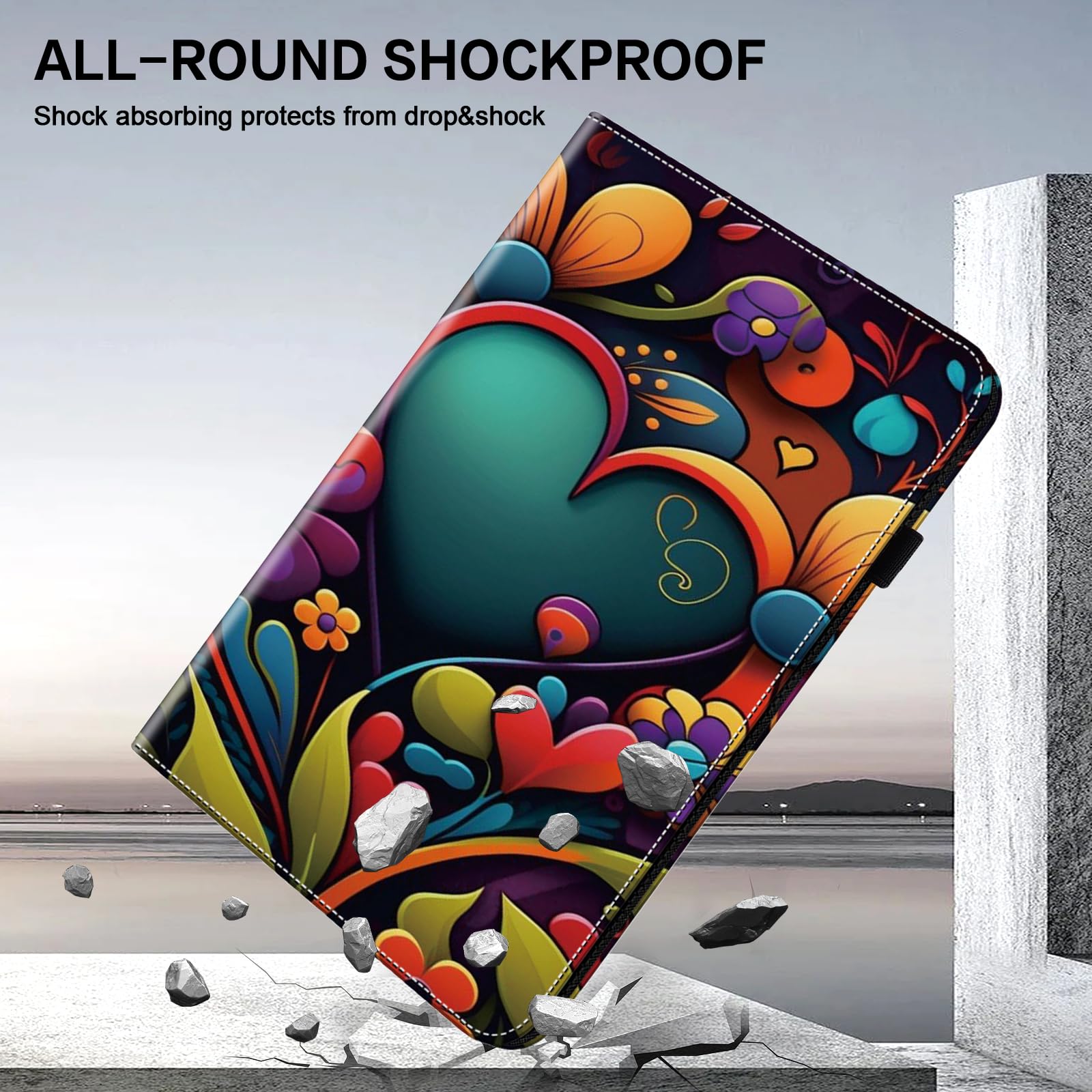 Hülle Für Xiaomi Redmi Pad SE 11 Zoll – Dünnes PU-Leder Cover Mit Stifthalter & Standfunktion (Lila)