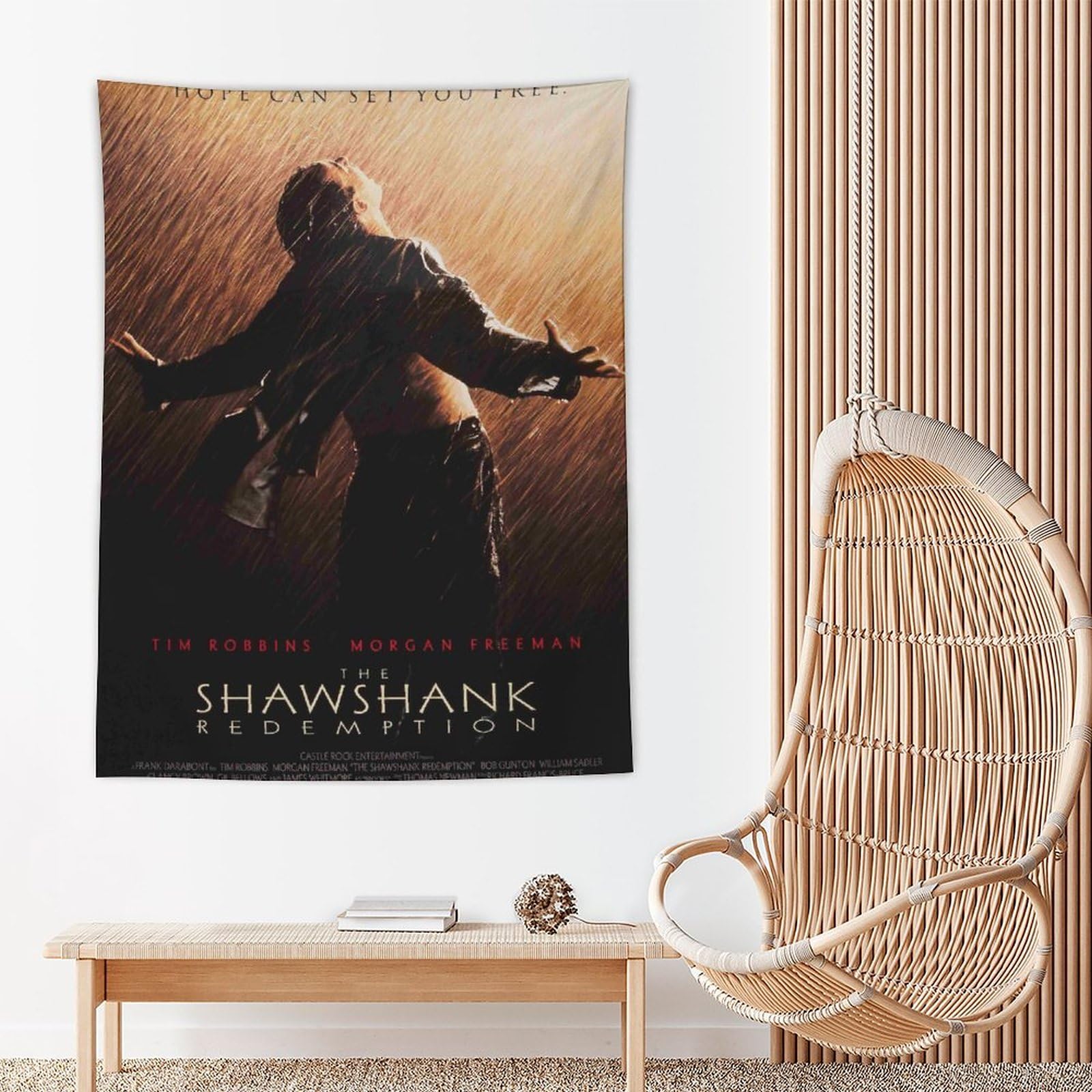 Amazon.co.jp: 映画タペストリー、空を見せる映画 The Shawshank