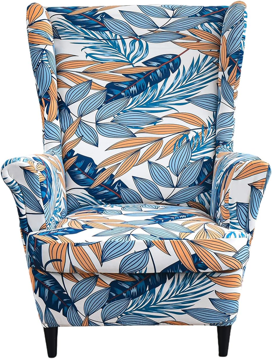 Buy EcoAncheng Wingback Chair Cover 2 Piece Wingback Armchair Sofa