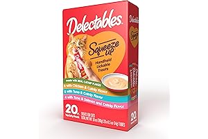 Hartz Delectables Squeeze Up Lickable, Fun Treat for Your Feline Friend